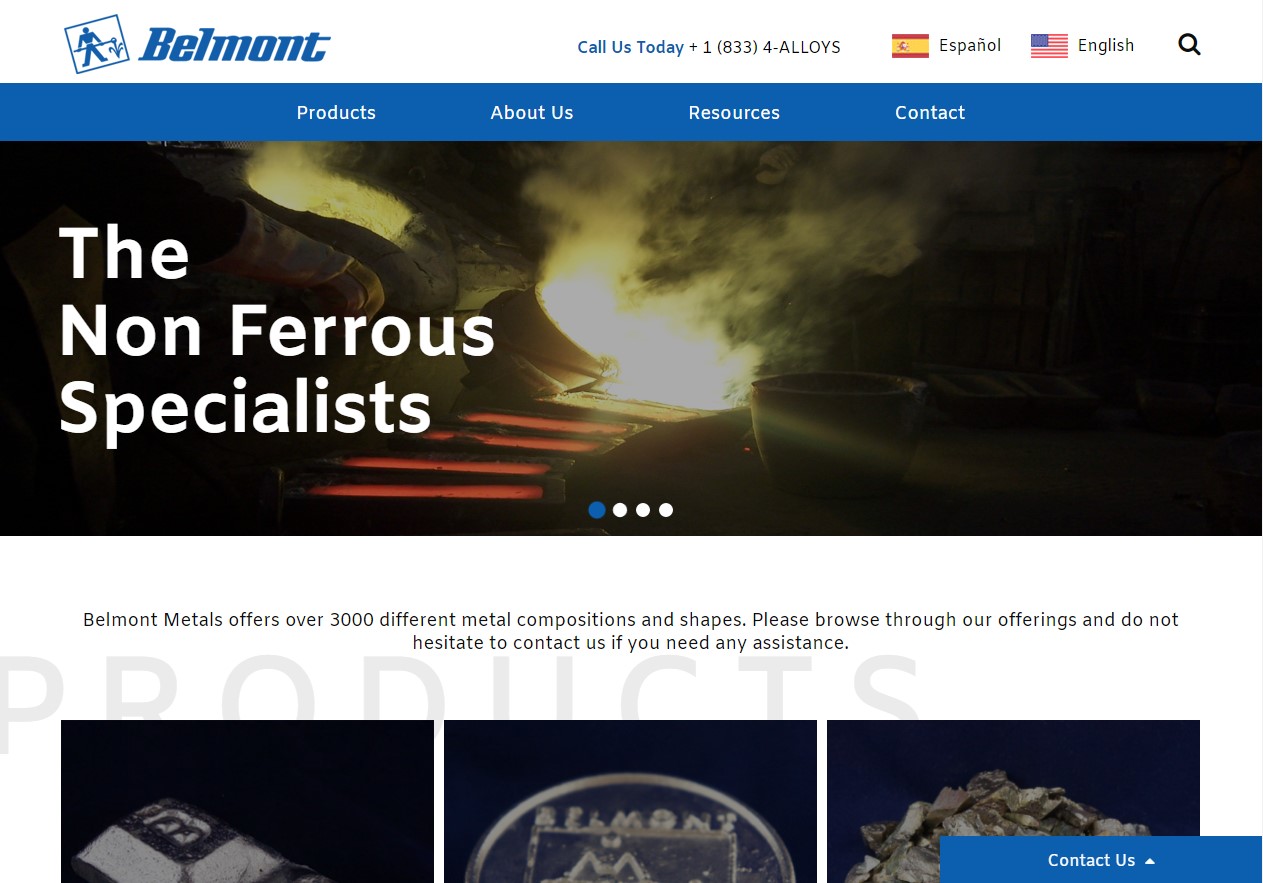 Products - Belmont Metals