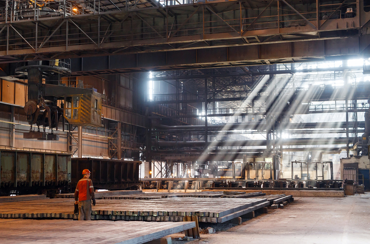 warehouse prepared for electroplating