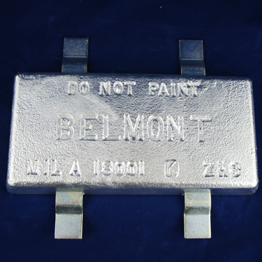 Ánodo Catódico de Zinc MIL-A-18001L - TIPO ZHS